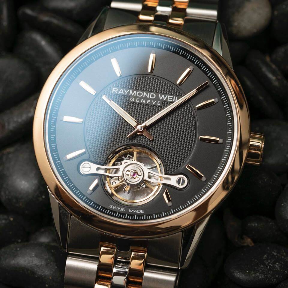 Raymond Weil Men's Watches Parsifal Collection Quartz Classic Black Dial Bracelet Watch