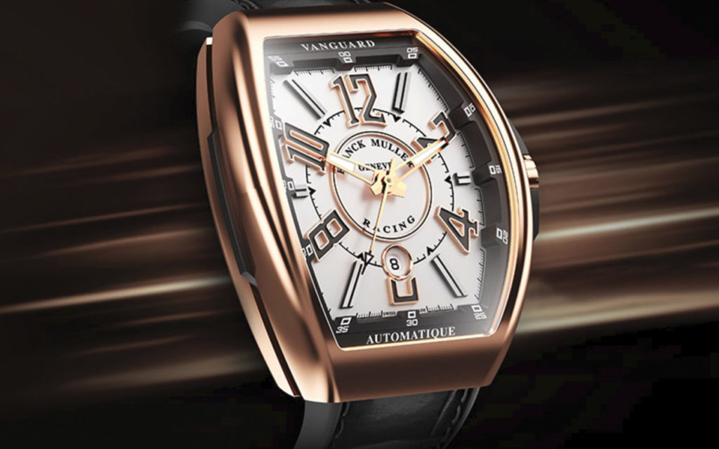 Franck Muller Vanguard™ racing 18k rose stainless steel watches