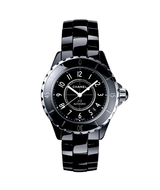 chanel J12 38 MM BLACK CERAMIC - AUTOMATIC watch