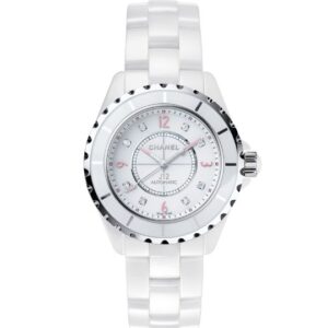 Chanel J12 WHITE ANIMATION - PINK LIGHT 38MM watch